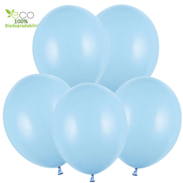 Balonky modre svetle 5 ks 30 cm