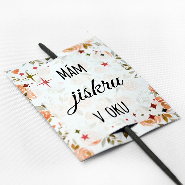 KARTI�KY NA SVATEBN� PRSKAVKY Flowers 5+2