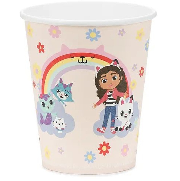 Kel�mky pap�rov� Gabby's Dollhouse 250 ml 6 ks