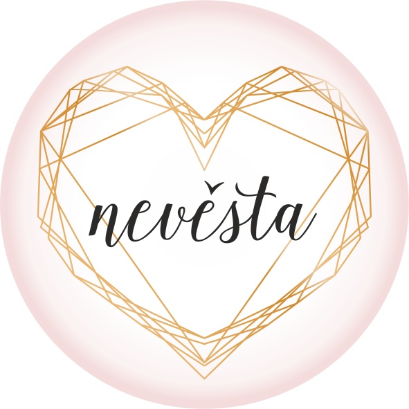 PLACKA Nev�sta srdce Rose Gold 5,5cm