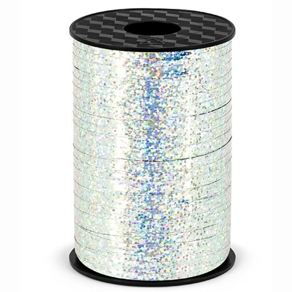 STUHA V�ZAC� holografick� st��brn� 5mm/225m