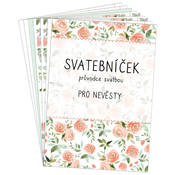 SVATEBN��EK svatebn� grafick� karty s tipy na svatbu se slevou 27 list�