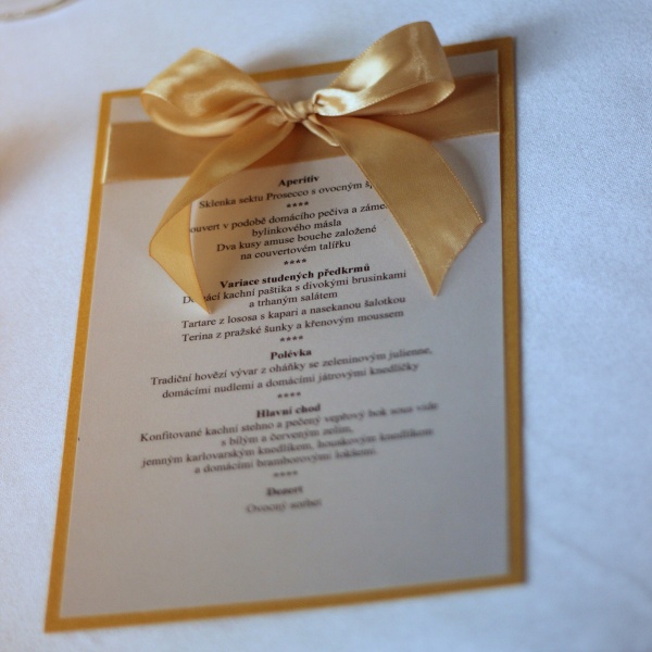 Svatebn� menu