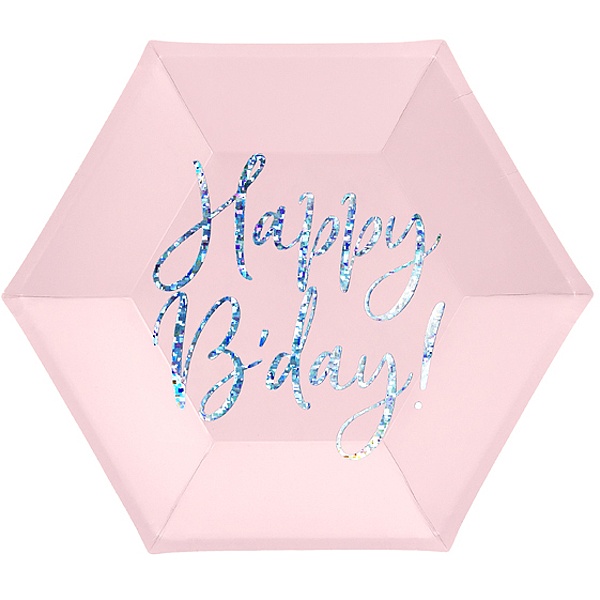 TAL��E Happy B'day! sv�tle r��ov� 6ks
