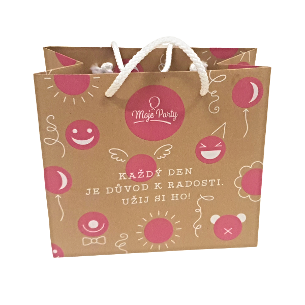 Ta�ka d�rkov� s motivem smajl�ka 22 x 11 x 20 cm