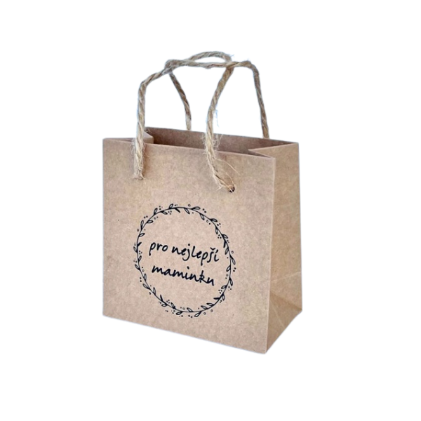 Ta�ka pap�rov� kraftov� Pro nejlep�� maminku 11 x 11 x 6 cm
