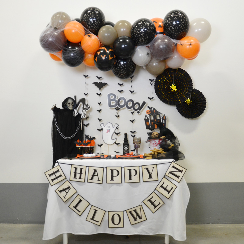Halloweenk� dekorace _stolu