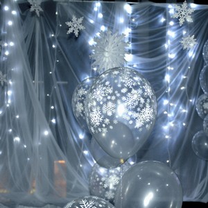 Winter party dekorace