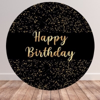 Fotopozad� na skl�dac� obru�i - Happy Birthday