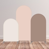 P�enosn� stre�ov� textiln� fotopozad� na konstrukci - 3 x oblouk