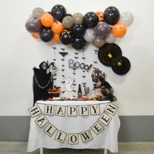 Halloweenk� dekorace _stolu