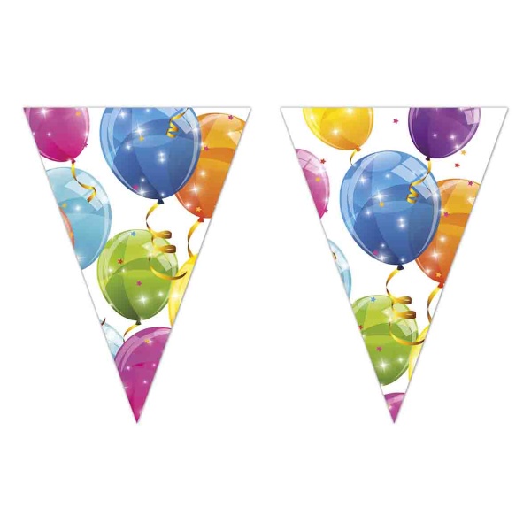 Banner vlaje�kov� Sparkling Balloons 1ks