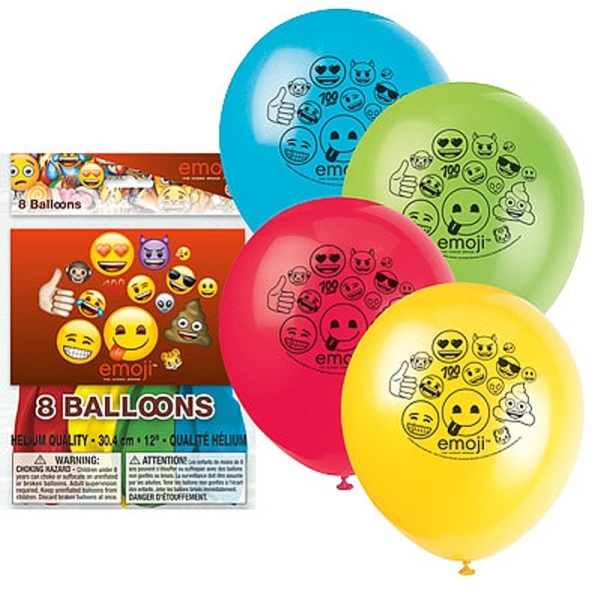 Balonky s emotikony 8ks