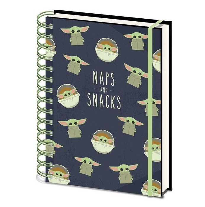 Blok A5 krou�kov� Mandalorian - Naps and Snacks