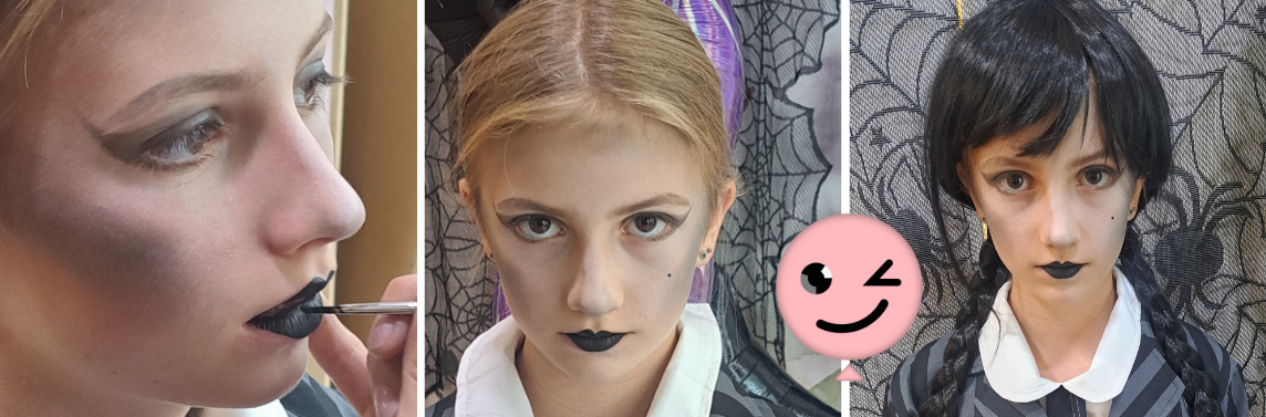 A halloweensk� make up