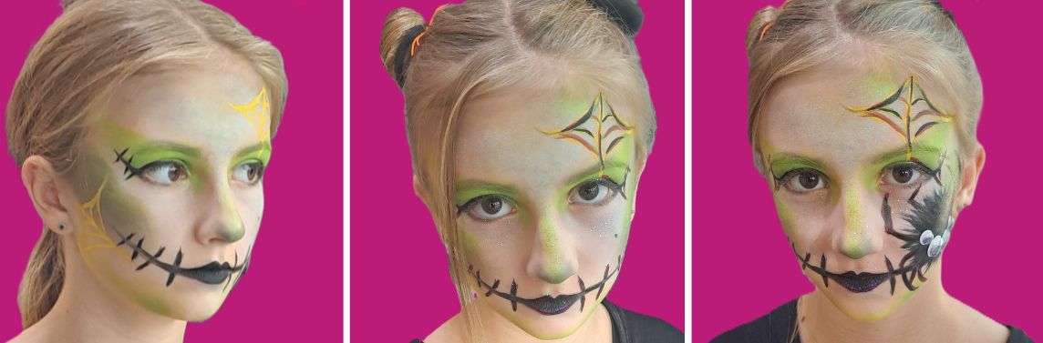 A halloweensk� make up