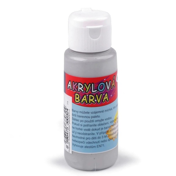 Akrylov� barva 60 ml 13 st��brn� 1 ks