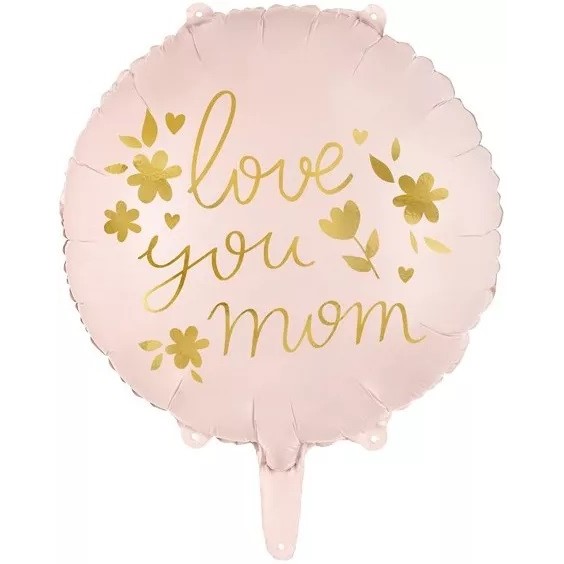 BAL�NEK f�liov� r��ov� Love you mom 45 cm