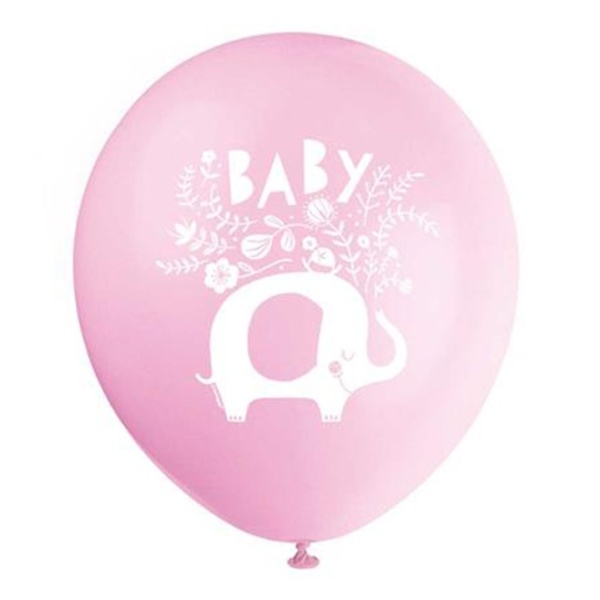 BAL�NKY latexov� Baby Slon r��ov� 30cm 8ks