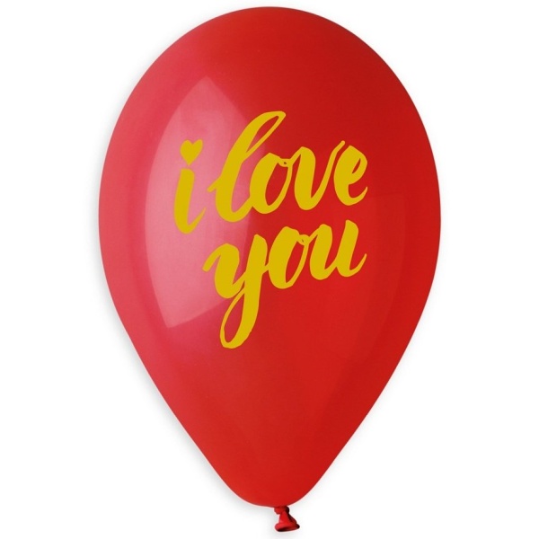 BAL�NKY latexov� I love you 33cm 5ks