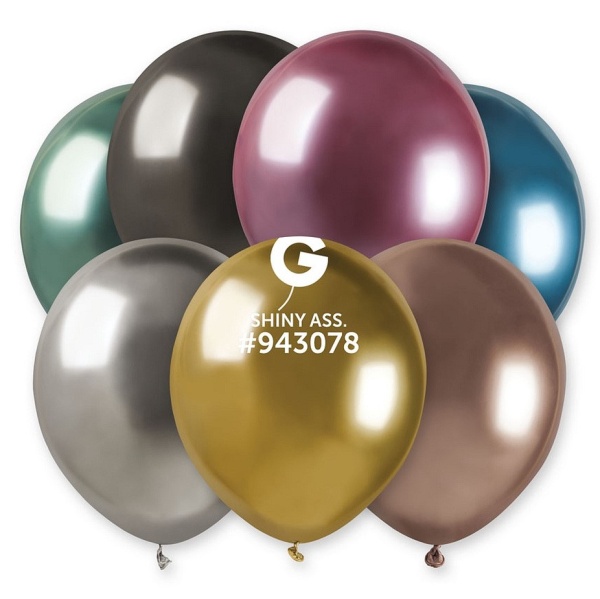 BAL�NKY latexov� chromov� mix barev 13cm 100ks