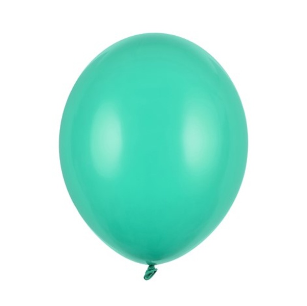 BAL�NKY latexov� pastelov� akvamar�n 12cm 100ks