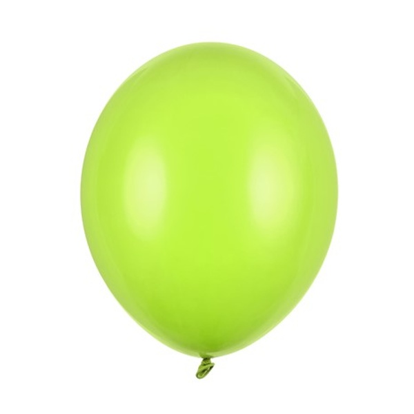 BAL�NKY latexov� pastelov� limetov� zelen� 12cm 100ks