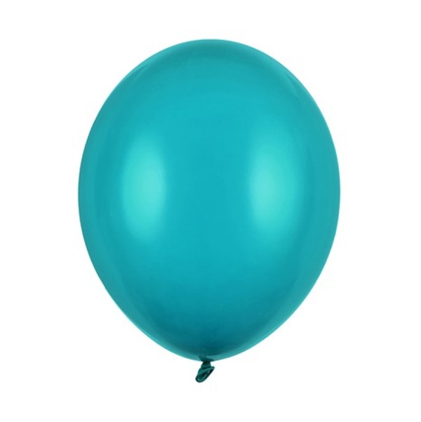 BAL�NKY latexov� pastelov� modr� laguna 12cm 100ks
