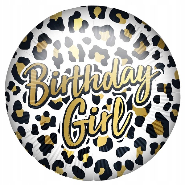 Bal�nek f�liov� Birthday Girl leopard 46 cm