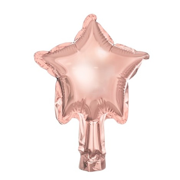 Bal�nek f�liov� Hv�zdi�ka Rose Gold 12 cm 25 ks
