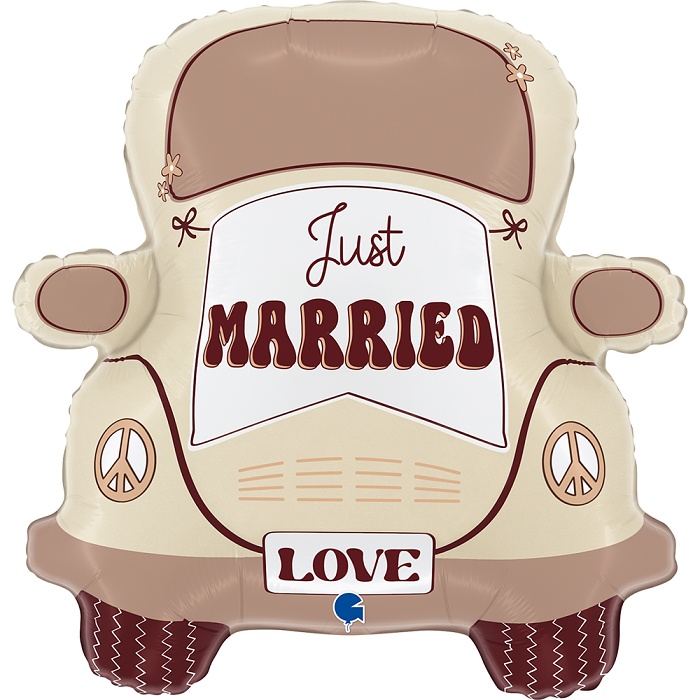 Bal�nek f�liov� Just Married auto 66 cm