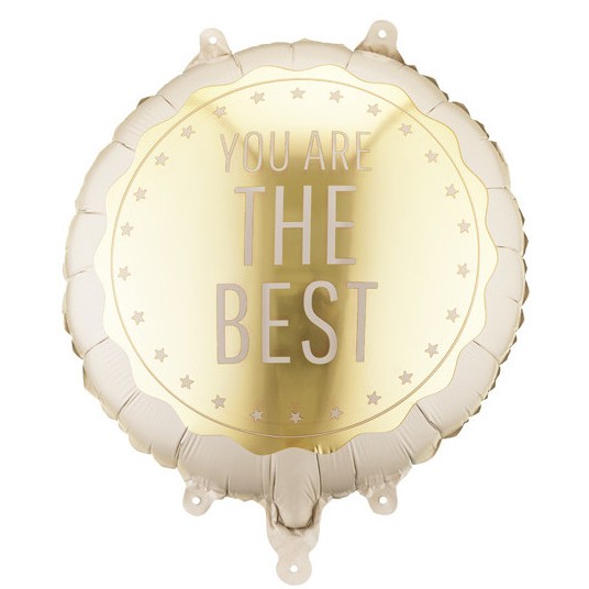 Bal�nek f�liov� You Are The Best zlat� 35x35 cm