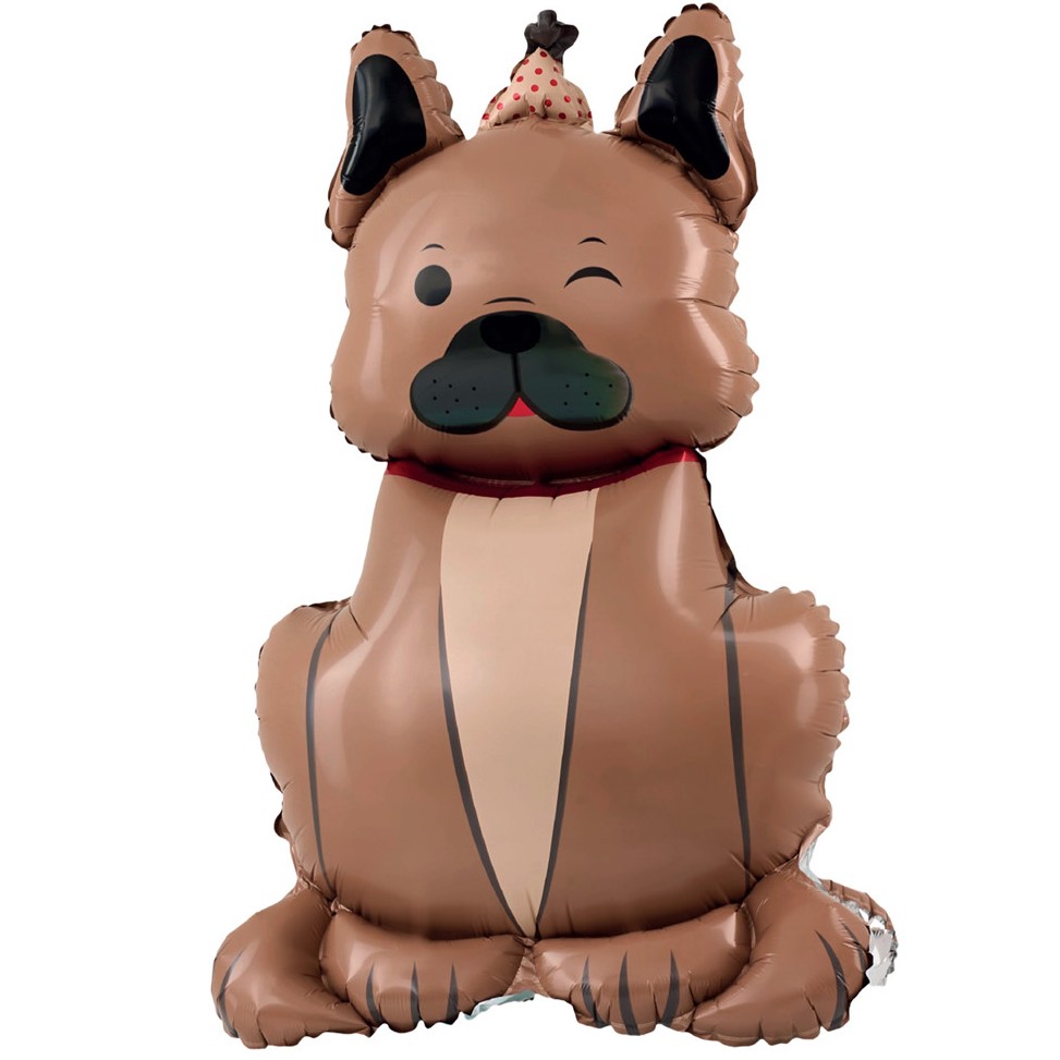 Bal�nek f�liov� stojac� Bulldog s kloboukem 60x98cm