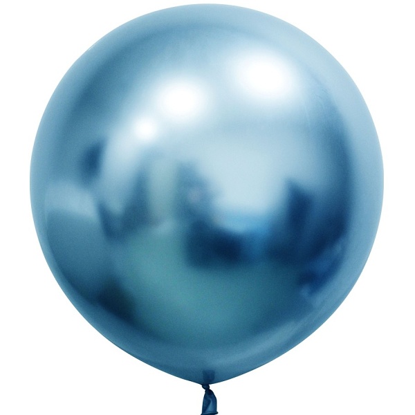 Bal�nek latexov� platinum modr� 61 cm 2 ks