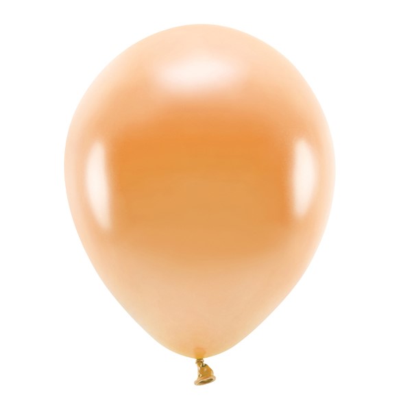 Bal�nky Eco 26cm metalizovan�, oran�ov� (1 bal. / 10 ks)