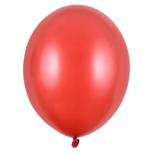 Bal�nky Strong 27 cm, Metallic Poppy Red (1 balen� / 10 ks)