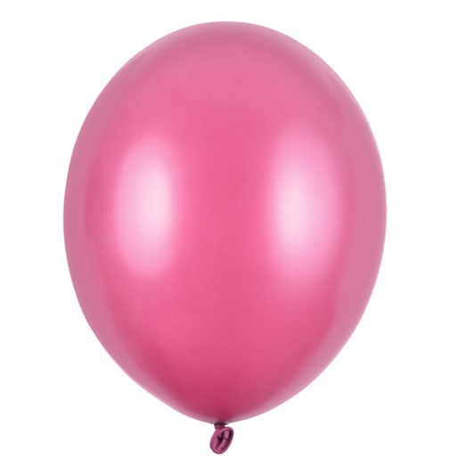 Bal�nky Strong 27cm, Metalick� Hot Pink (1 bal./10 ks)
