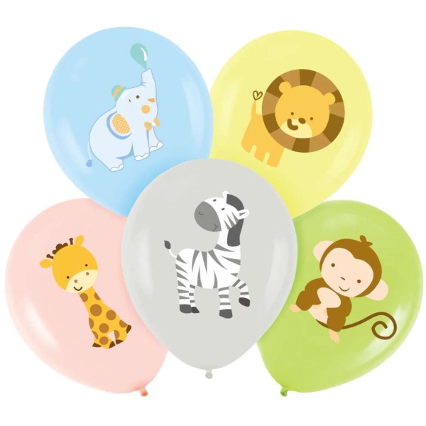 Bal�nky latexov� Baby Animals 30 cm 5 ks