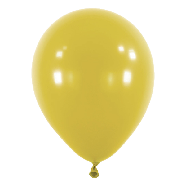 Bal�nky latexov� dekorat�rsk� Fashion Mustard 35 cm 50 ks