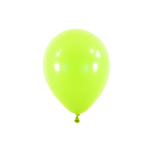 Bal�nky latexov� dekorat�rsk� Fashion kiwi zelen� 12 cm 100 ks
