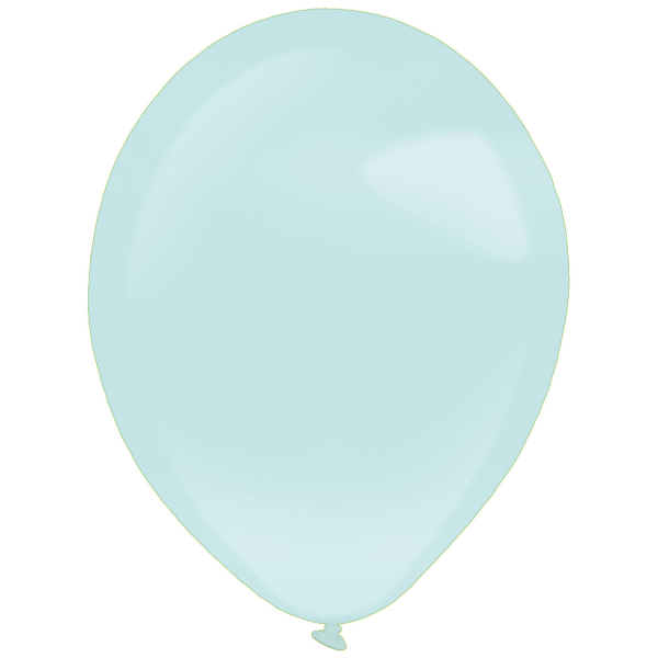 Bal�nky latexov� dekorat�rsk� perle�ov� mintov� 27,5 cm 50 ks