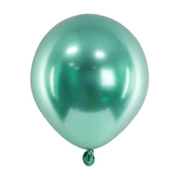 Bal�nky latexov� leskl� Glossy zelen� 12 cm 50ks
