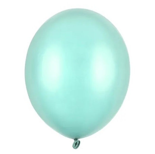 Bal�nky latexov� metalick� mintov� 23 cm 100 ks