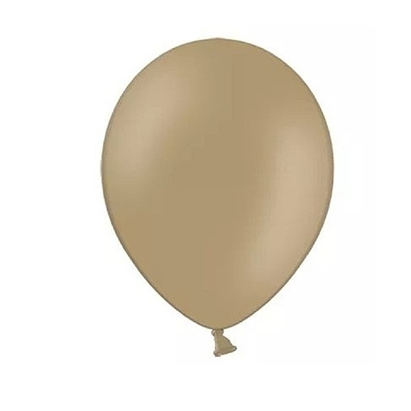 Bal�nky latexov� pastelov� Capuccino 12 cm 100 ks