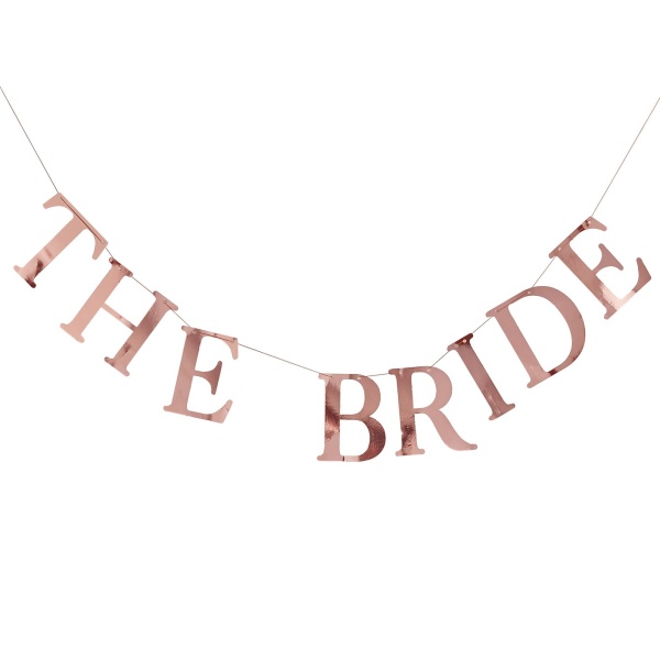 Banner The Bride s kol��ky na fotky Rose Gold 1,5 m