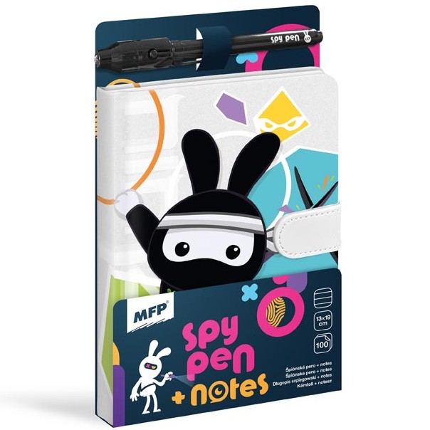 Blok s magnetem SPY NOTES - �ern�