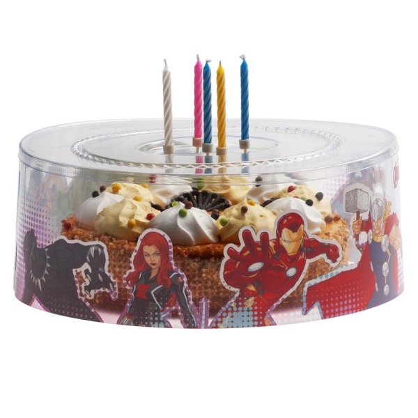 Box na dort plastov� Avengers 25 x 12 cm