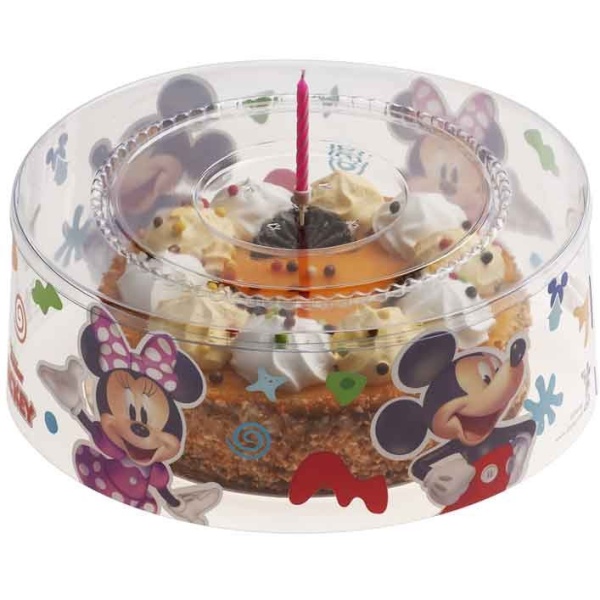 Box na dort plastov� Mickey a p��tel� 25 x 12 cm