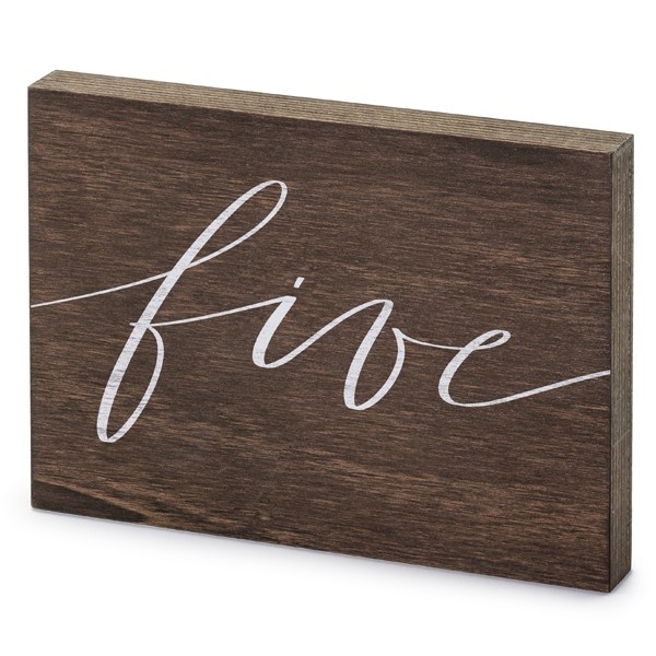 ��slice na st�l, d�ev�n� ''Five'', 2 x 18 x 12,5 cm