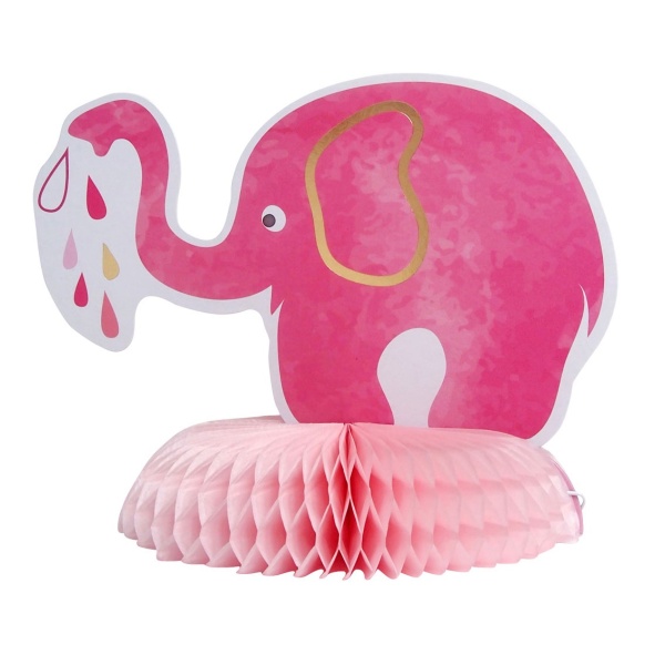 DEKORACE na st�l Slon r��ov� 14x18cm